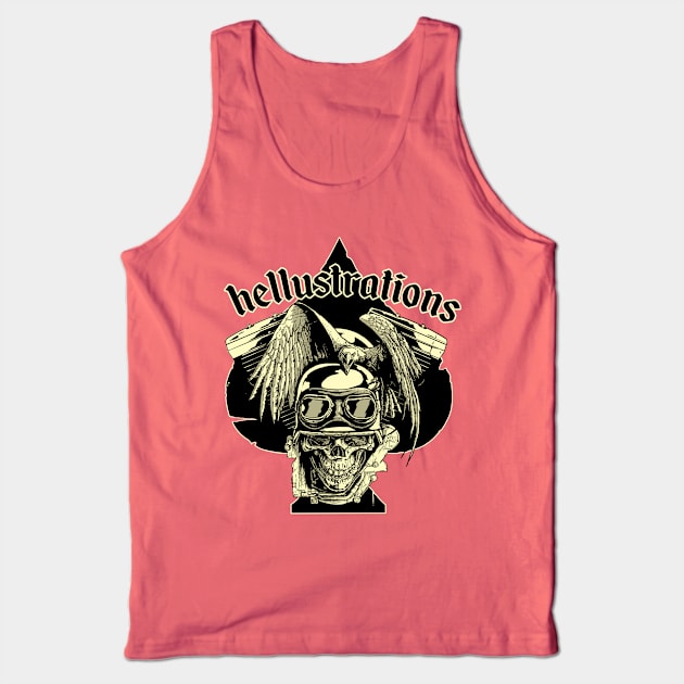 Skull and Eagle Tank Top by Hellustrations